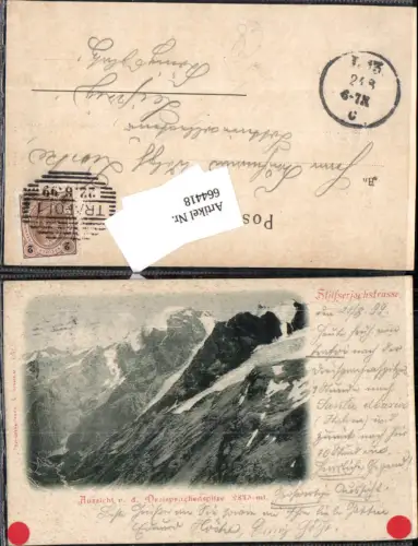 664418,Trentino Stilfserjochstrasse Trafoi Sulden 1898