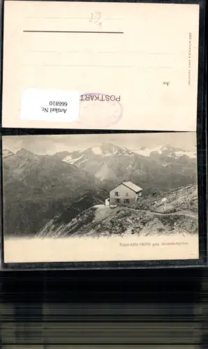 666810,Sulden Südtirl Tabaretta-Hütte geg. Schöntaufspitze