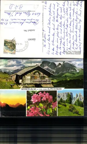 669365,Mehrbild Ak Seis am Schlern Kastelruth Dolomiten Schlerngebiet Seiseralm Alpe di Siusi