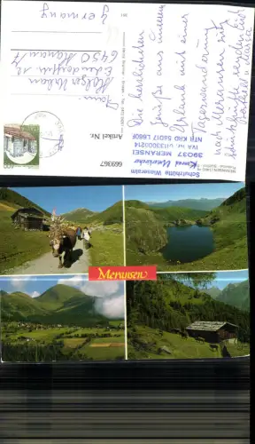 669367,Mehrbild Ak Meransen Mühlbach Pustertal Südtirol Italy