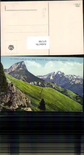 671799,Trentino Col Rodella Friedrich August Weg Dolomiten Sexten Sellajoch
