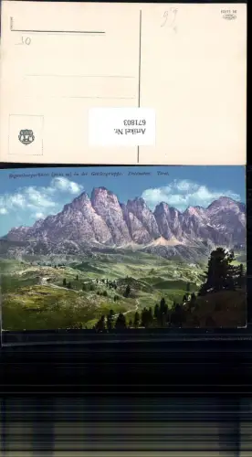671803,Trentino Regensburgerhütte Geislergruppe Wolkenstein Gröden Gardena