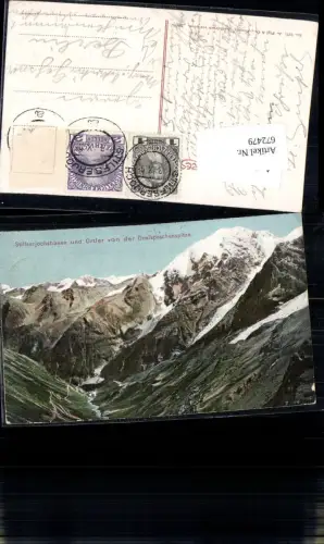 672479,Stilfserjoch u. Ortler v. d. Dreisprachenspitze Prad am Stilfserjoch Prato allo Stelvio