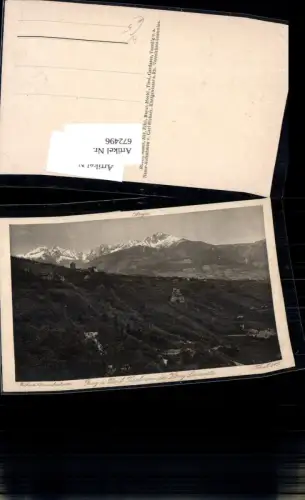 672496,Berg u. Dorf Tirol v. d. König Laurinstrasse