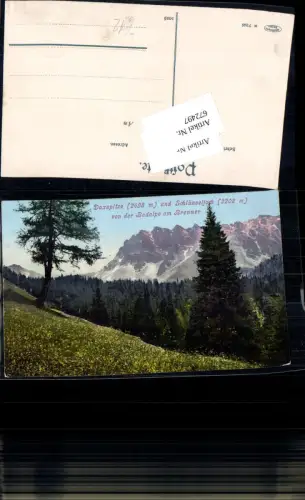 672497,Daxspitze u. Schlüsseljoch v. d. Radalpe a. Brenner Sterzing Vipiteno