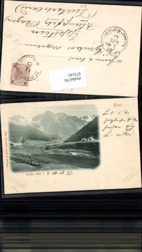 673143,Trentino Sulden Tirol Partie um 1899
