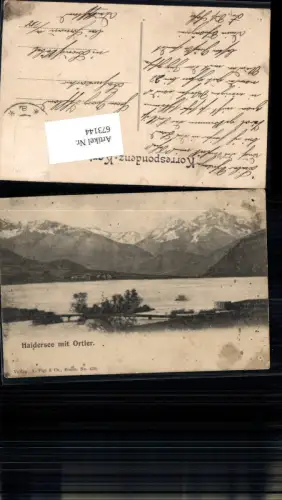 673144,Trentino Haidersee m. Ortler Sulden Trafoi
