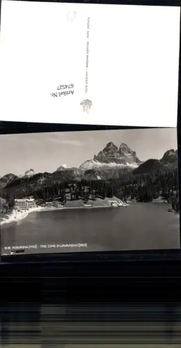 674527,Trentino Misurinasee Tre Cime