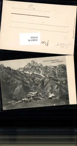 674535,Trentino Seis am Schlern Seisser Alpenhaus Rosszähne Siusi