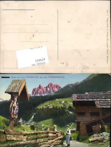679433 Vilnöss Tal Geislerspitzen Villnöß Trentino