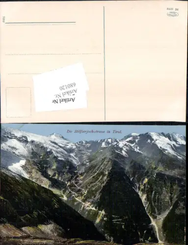 680120 Trentino Stilfserjoch Sulden Trafoi Stilfserjochstrasse