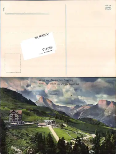 680415 Trentino Hotel Passo del Pordoi Arabba Buchenstein Pieve di Livinallongo pub Amonn M 8697