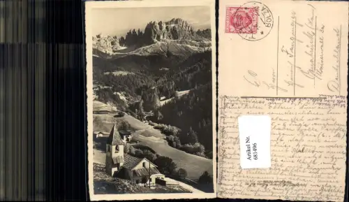 681496 Trentino Dolomiten Tiers Tires Südtirol Kapelle Kirche