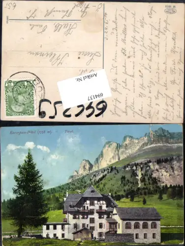 694137 Karerpass-Hotel Tirol Trentino Welschnofen Vigo di Fassa Fassatal