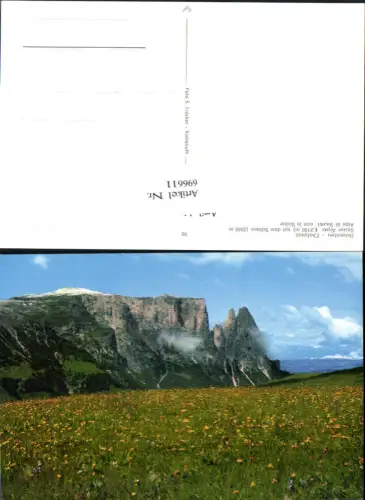 696611 Trentino Dolomiten Seis am Schlern Seiser Alpe