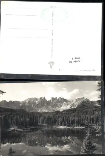 696618 Trentino Lago di Carezza Latemar Welschnofen
