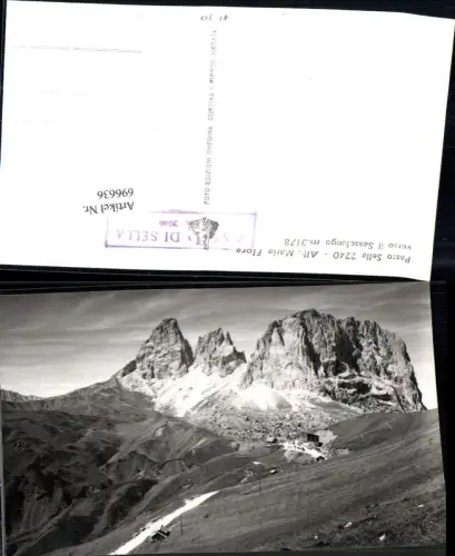 696636 Trentino Passo Sella Sellajoch Sexten Sassolungo
