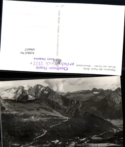 696637 Trentino Strada del Pordoi Marmolada Sellajoch sella Sexten