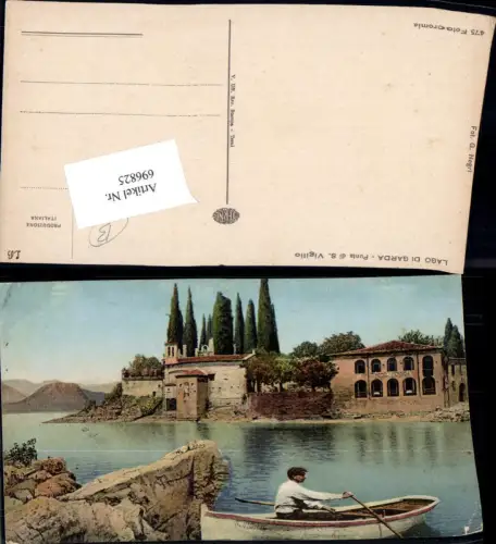 696825 Lago di Garda Gardasee Punta di San Vigilio Boot