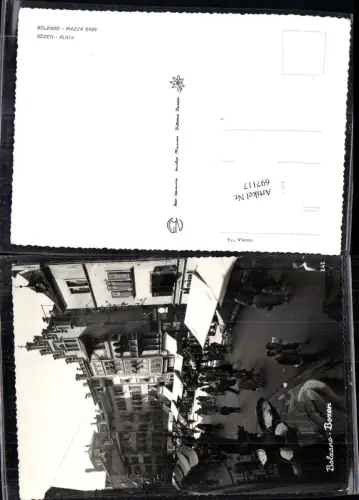697117 Trentino Bozen Bolzano Piazza Erbe Platz Meinl Kaffeehaus
