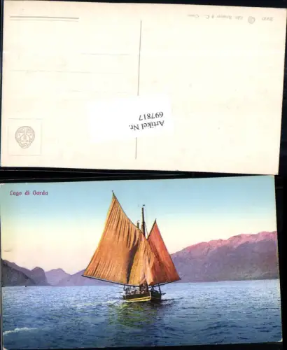 697817 Trentino Lago di Garda Gardasee Segelschiff Segelboot