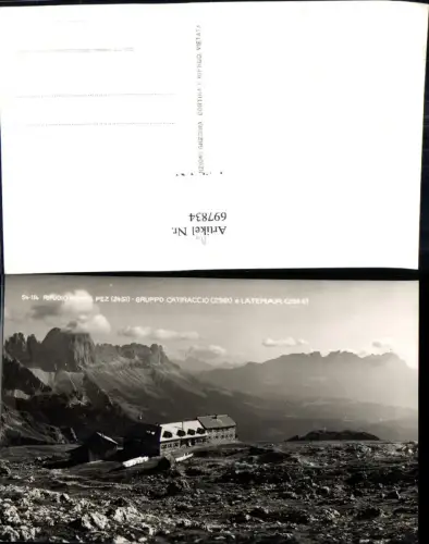 697834 Trentino Rifugio Monte Pez Catinaccio Latemar