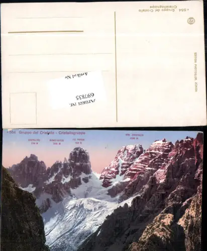 697835 Trentino Cristallo Monte Cortina Gröden Dolomiten