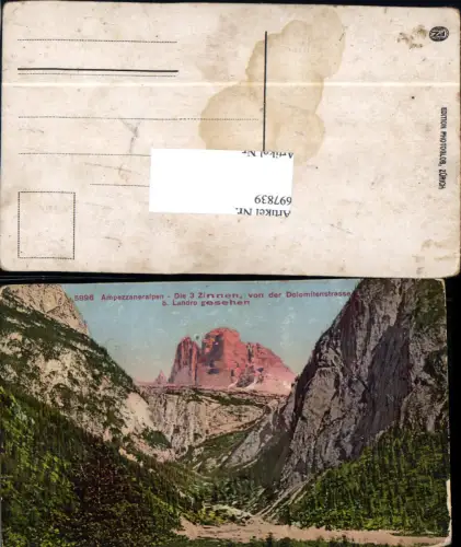 697839 Trentino Ampezzaneralpen Cortina Landro Sexten Dolomiten