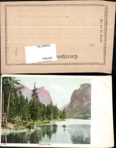 697841 Trentino Toblacher See Toblach Dolomiten Südtirol
