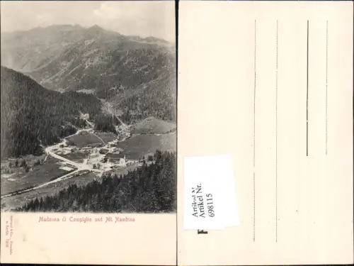 698115 Trentino Madonna di Campiglio Monte Nambino pub Stengel e Co. 7206