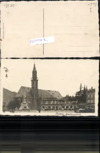 701148 Foto-AK Trentino Bolzano Bozen Walterplatz Walter Denkmal