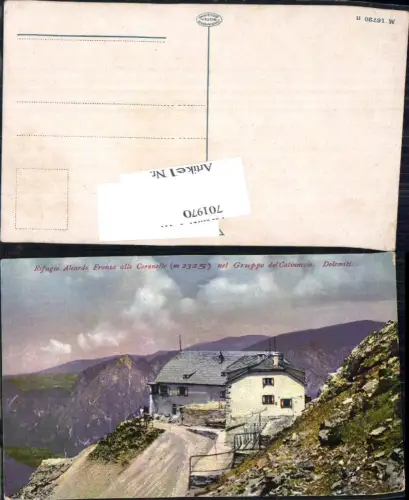 701970 Trentino Rifugio Fronza alle Coronello Catinaccio Dolomiten