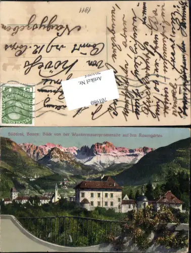701980 Trentino Südtirol Bozen Bolzano Wassermauerpromenade