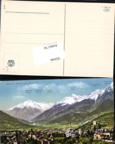 702046 Trentino Meran Merano Obermais