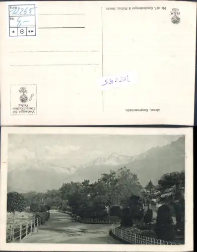 702055 Trentino Meran Merano Kurpromenade pub Gerstenberger e Müller 617