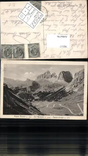 702117 Trentino Passo Pordoi Col Rodella Saao Lungo Bozen Tiers Sexten Sesto Wolkenstein Gröden