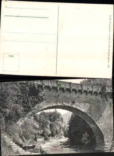 703337 Trentino Meran Merano Zenoburg Steinerner Steg Brücke pub Bährendt 26