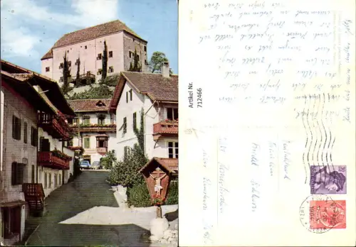 712466 Castello di Scena presso Merano Schloss Schenna b. Meran Südtirol