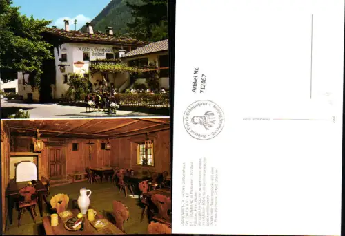 712467 Mehrbild AK Sandwirt A. Hofer Geburtshaus St Leonhard in Passeier Südtirol