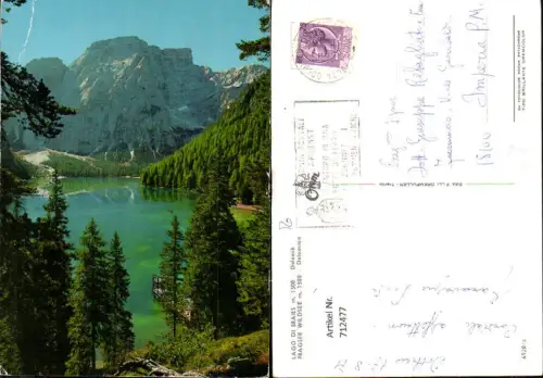 712477 Lago di Braies Dolomiti Pragser Wildsee Dolomiten Südtirol