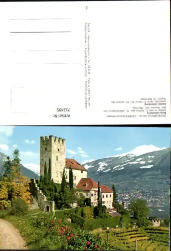 712495 Tscherms b. Meran Cermes presso Merano Burg Lebensberg Castel Lebenberg Südtirol