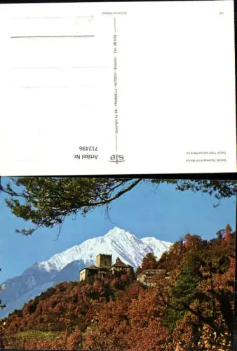 712496 Schloss Thurnstein b. Meran Castel Torre presso Merano Südtirol