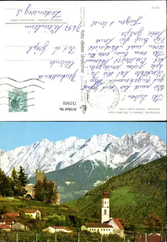 712503 Val Venosta Naturno verso Ivigna Vinschgau Naturns geg. Ifinger Südtirol
