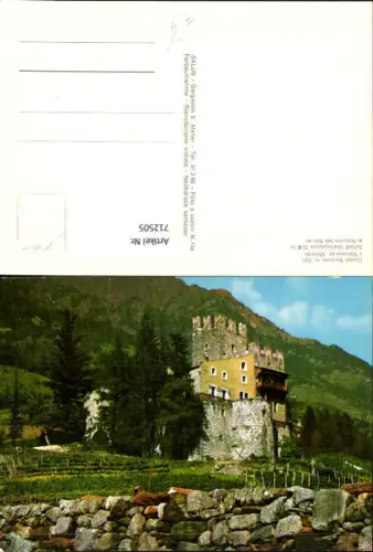 712505 Castel Naturno a Naturno pr. Merano Schloss Hochnaturns in Naturns b. Meran Südtirol