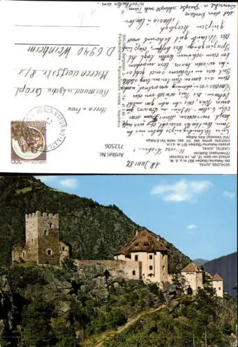 712506 Schloss Juval b. Naturns Staben Etschtal Vinschgau Castel Juval pr. Naturno Staben Val d Adige Südtirol