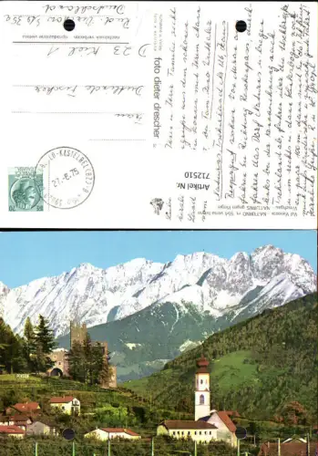 712510 Val Venosta Naturno verso Ivigna Vinschgau Naturns geg. Ifinger Südtirol
