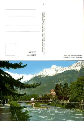 712531 Merano Casino Municipale Meran Kurhaus mit Passer Südtirol