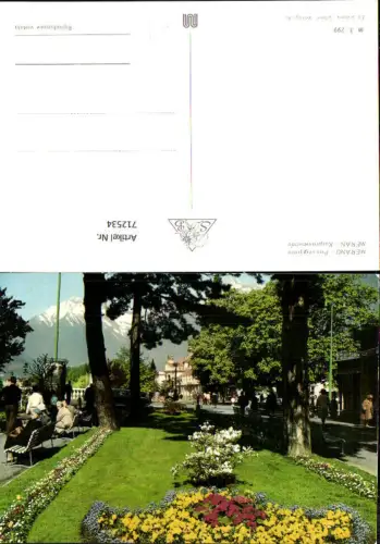 712534 Merano Passeggiata Meran Kurpromenade Südtirol
