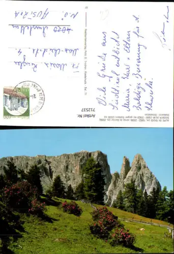 712537 Alpe di Siusi verso lo Sciliar Seiser Alm geg. Schlern Dolomiti Dolomiten Seis a. Schlern Südtirol
