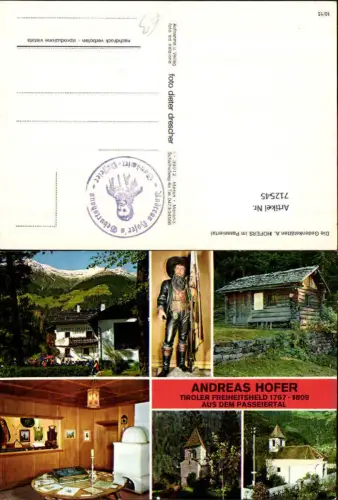 712545 Mehrbild AK A. Hofer Gedenkstätte Passeiertal Sandwirt Südtirol